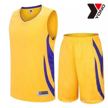 sublimation 4 colour print wholesale price basketball shirts and shorts